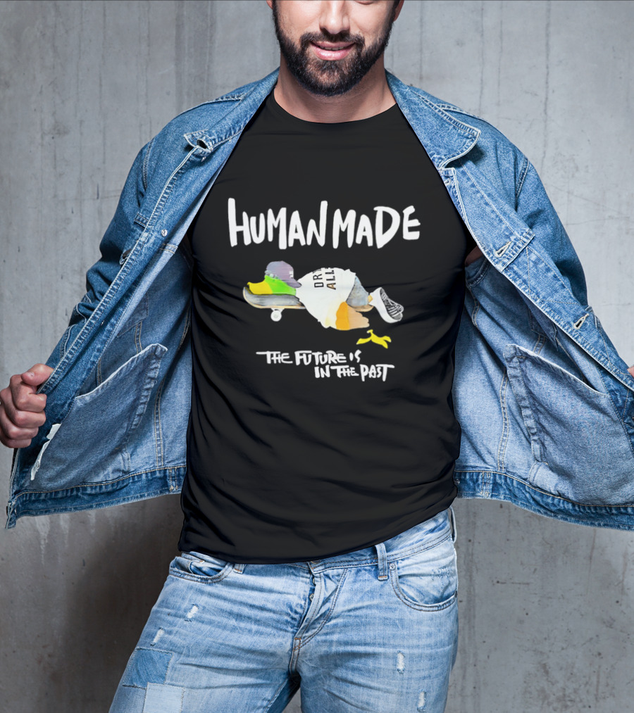 Human Made The Future Is In The Past Duck Skateboard T-Shirt