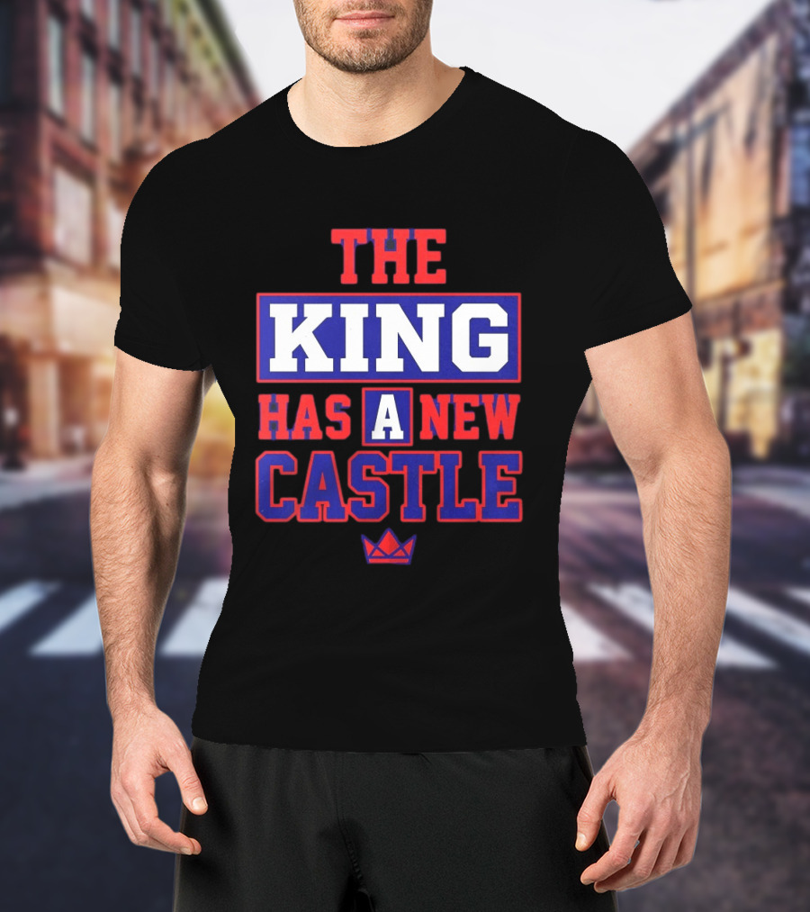 The King Has A New Castle LeBron James Philadelphia 76ers NBA 2026 T-Shirt