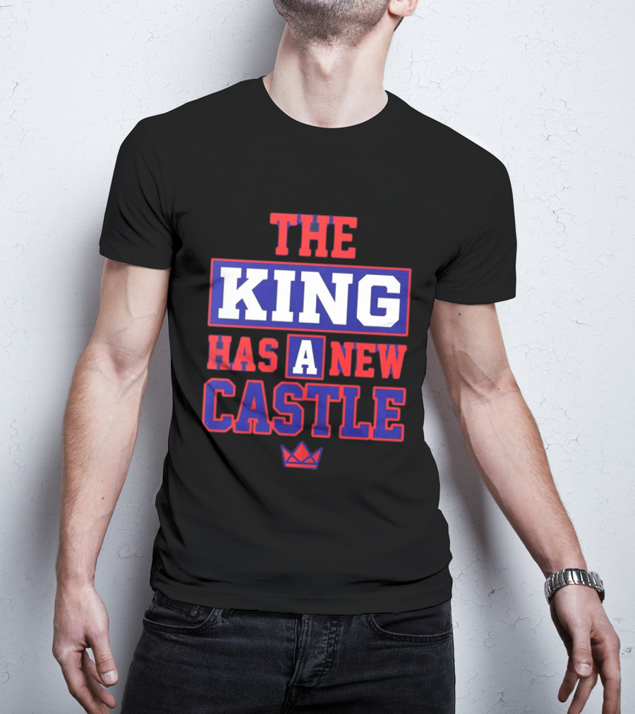 The King Has A New Castle LeBron James Philadelphia 76ers NBA 2026 T-Shirt