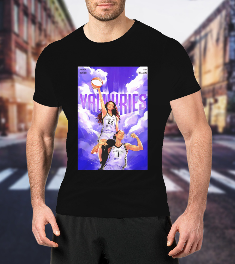 Veronica Burton Gabby Williams Golden State Valkyries Basketball Future T-Shirt
