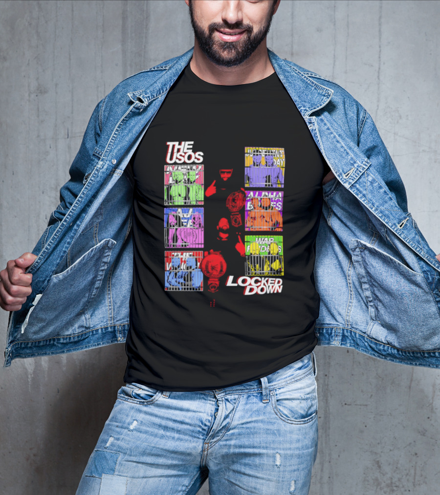 The Usos Locked Down WWE The Judgment Day New Day Alpha Academy T-Shirt