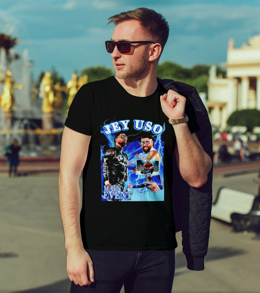 Jey Uso Main Event Yeet Energy Wrestling Highlights T-Shirt