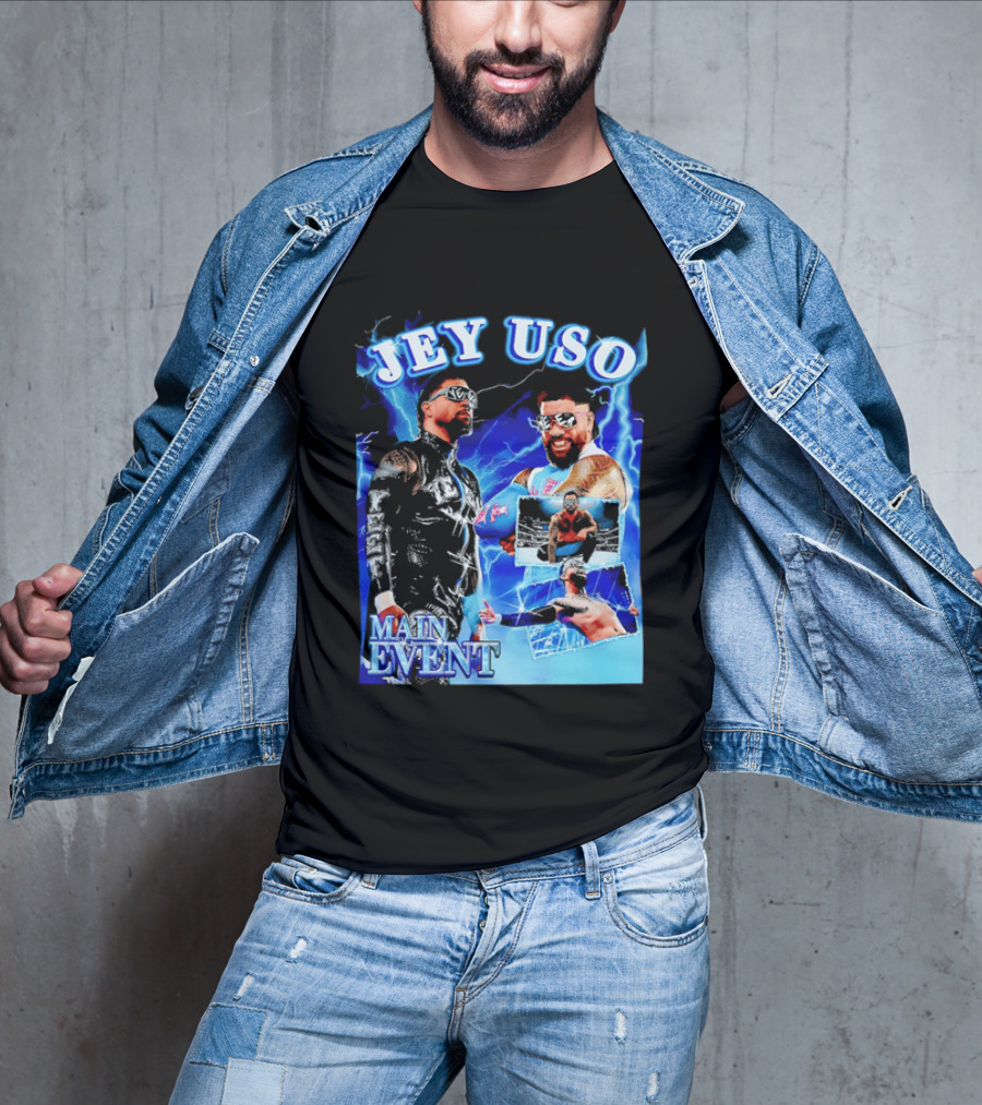 Jey Uso Main Event Yeet Energy Wrestling Highlights T-Shirt
