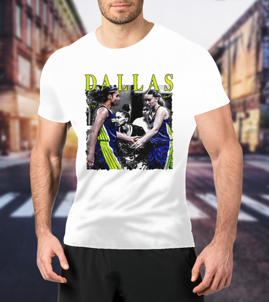 Dallas Wings Azzi Fudd Paige Bueckers WNBA 2026 Signatures T-Shirt