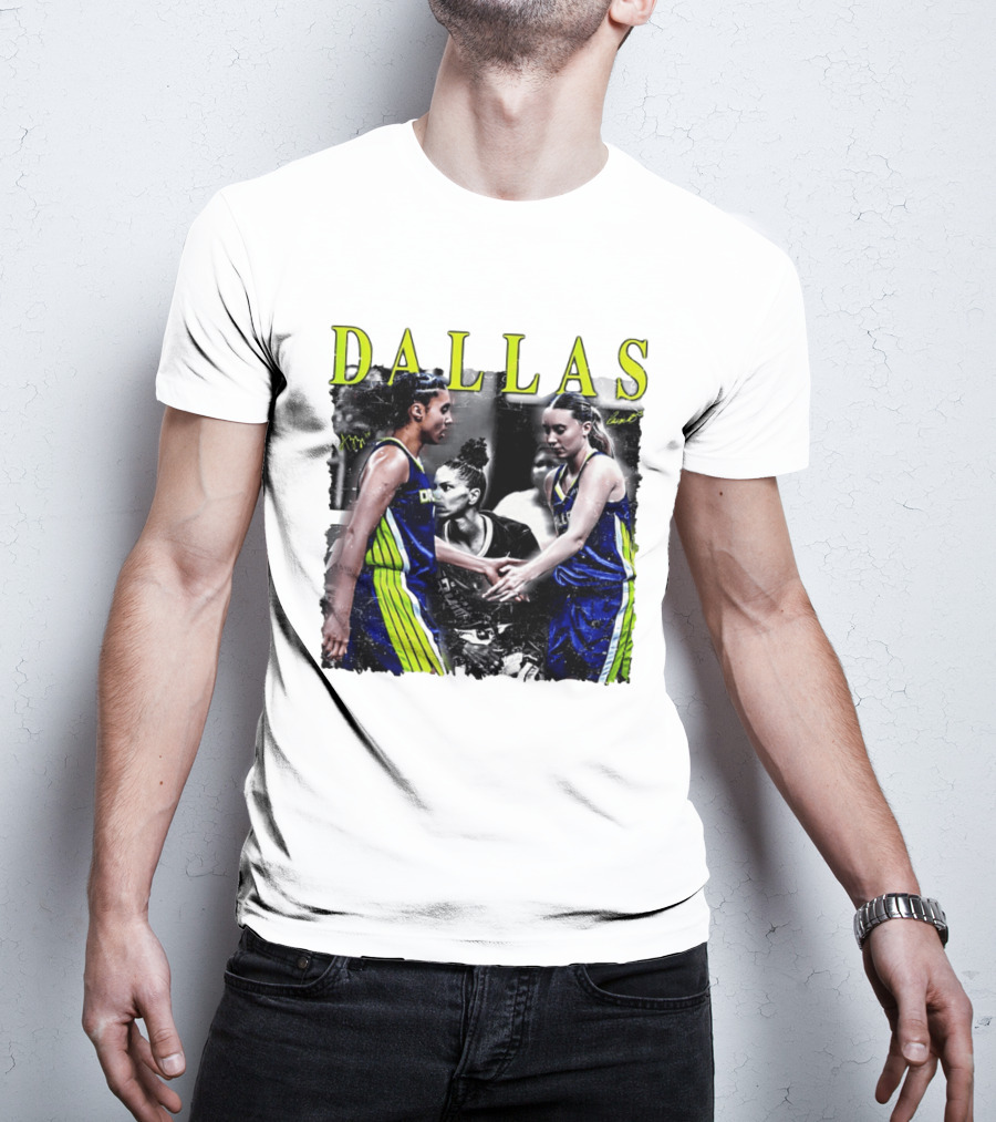 Dallas Wings Azzi Fudd Paige Bueckers WNBA 2026 Signatures T-Shirt