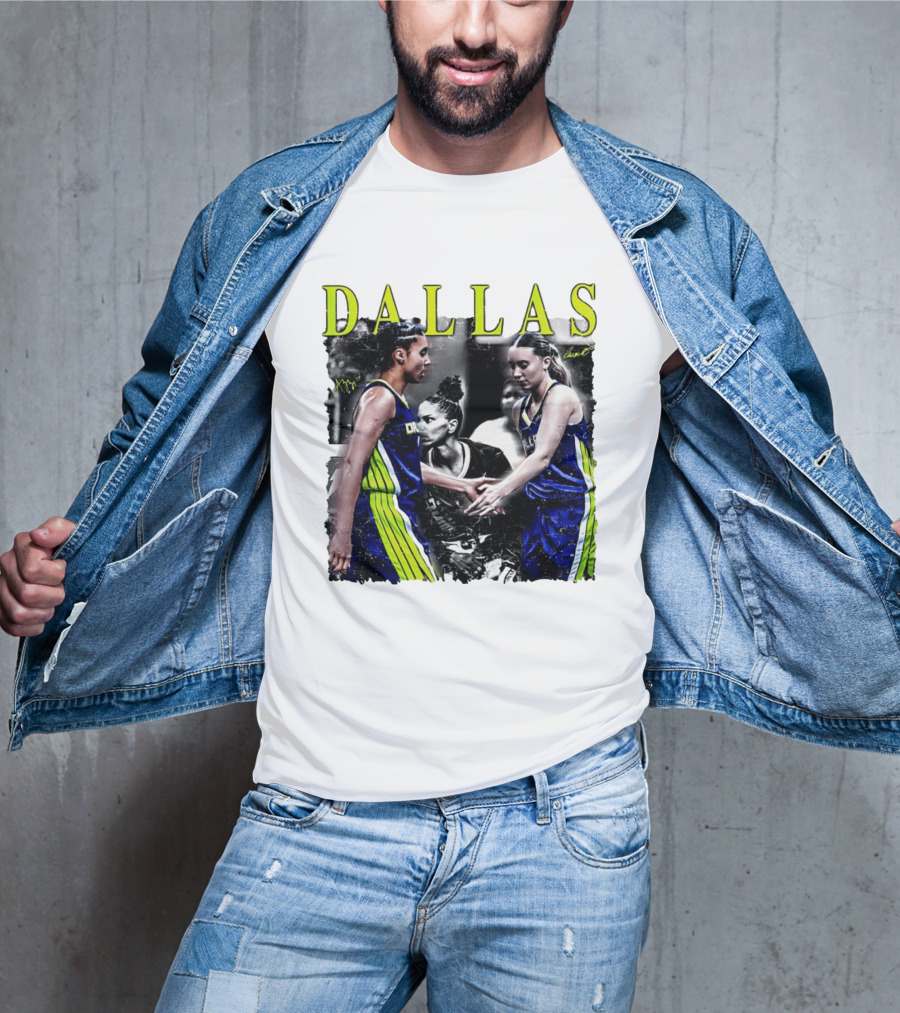 Dallas Wings Azzi Fudd Paige Bueckers WNBA 2026 Signatures T-Shirt