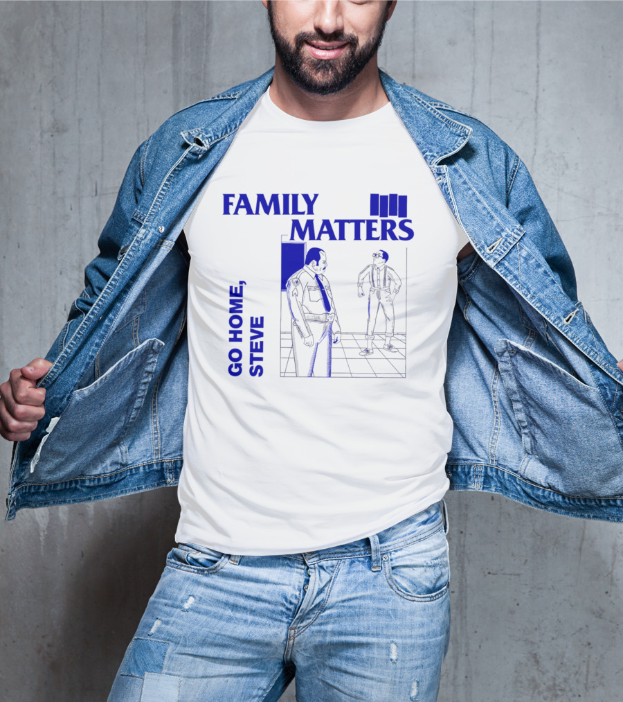 Family Matters Go Home Steve TV Show Humor Scene T-Shirt