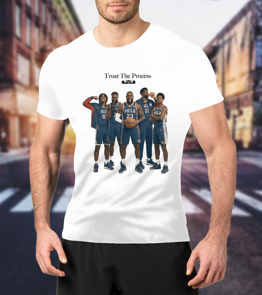 Trust The Process Philly Basketball Team Players T-Shirt