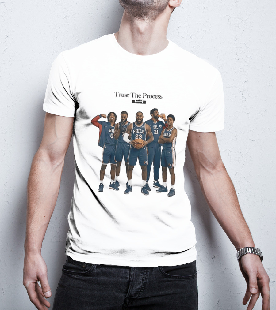 Trust The Process Philly Basketball Team Players T-Shirt