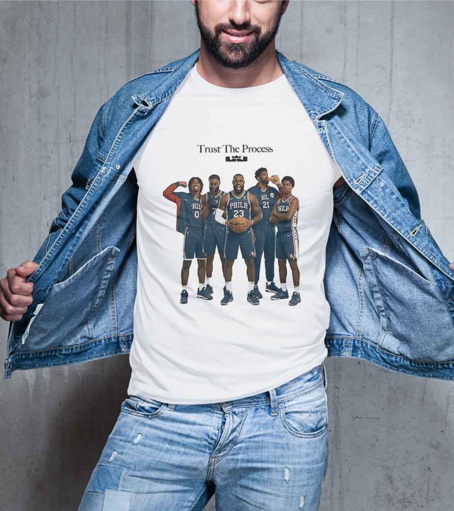 Trust The Process Philly Basketball Team Players T-Shirt