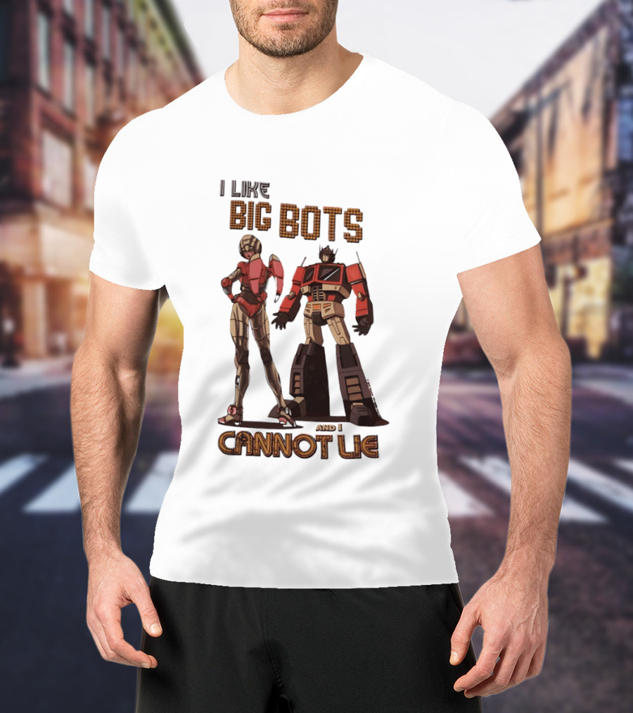 I Like Big Bots And I Cannot Lie Optimus Prime Elita One Transformers Generation 1 T-Shirt