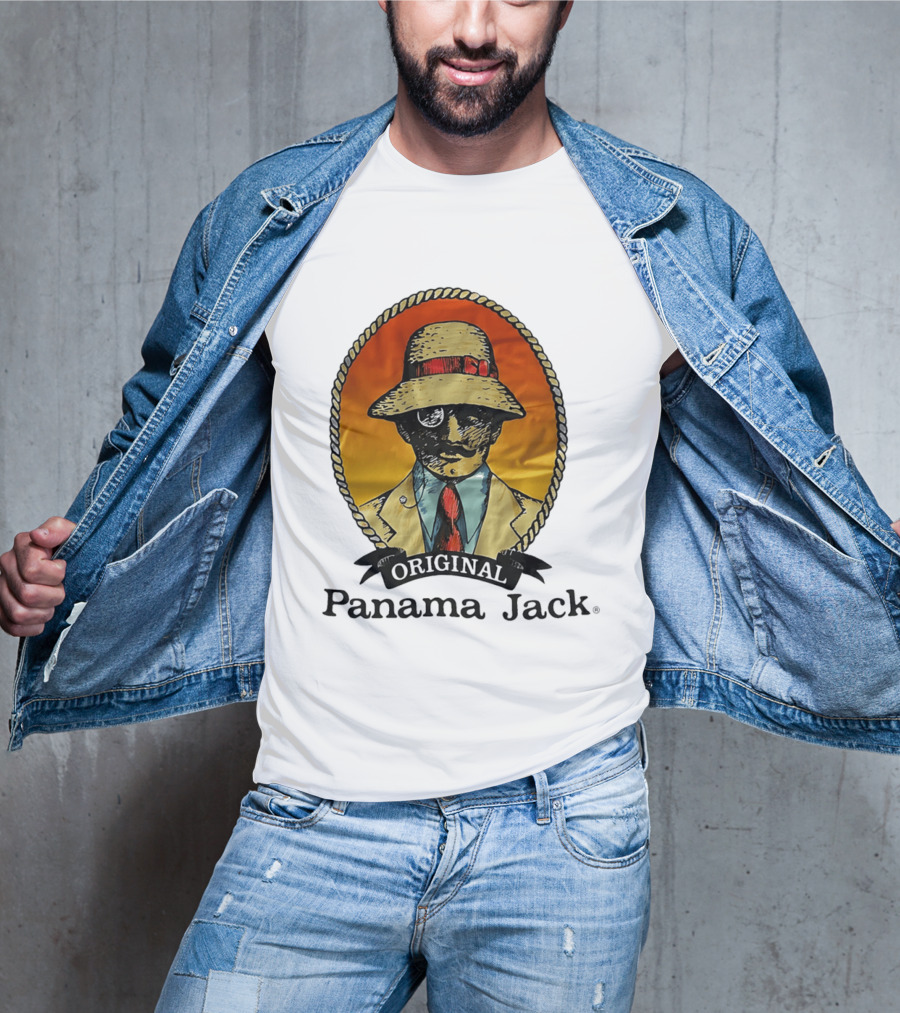 Original Panama Jack Man With Hat And Monocle T-Shirt