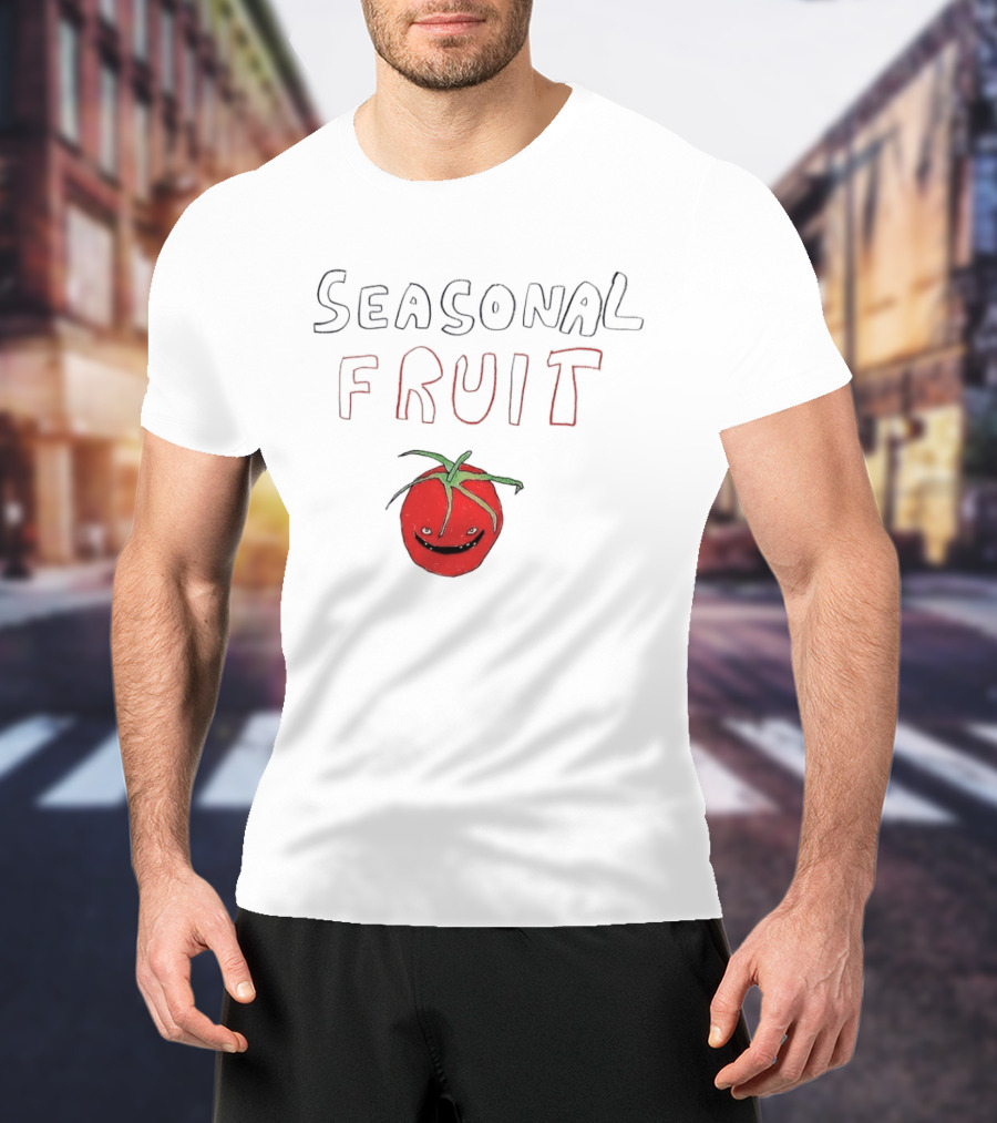 Seasonal Fruit Tomato With Painted Face T-Shirt
