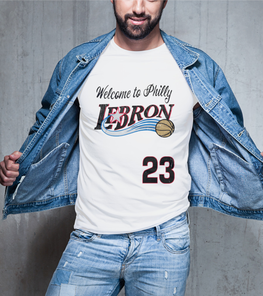 Welcome To Philly Lebron Basketball Number 23 T-Shirt
