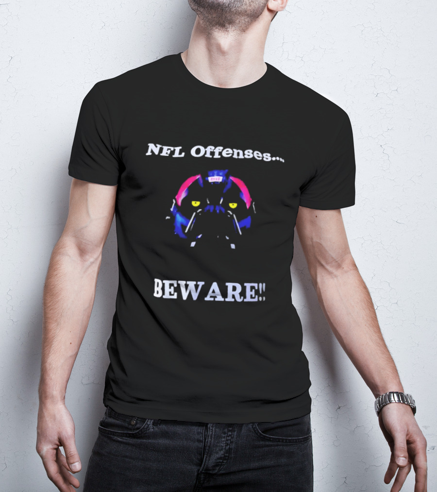 NFL Offenses Beware Bulldog T-Shirt