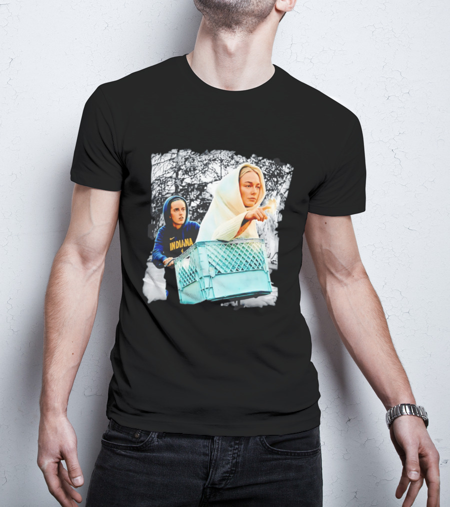 Caitlin Clark Sophie Cunningham ET Indiana Fever Basketball Iconic Movie Mashup 2026 T-Shirt