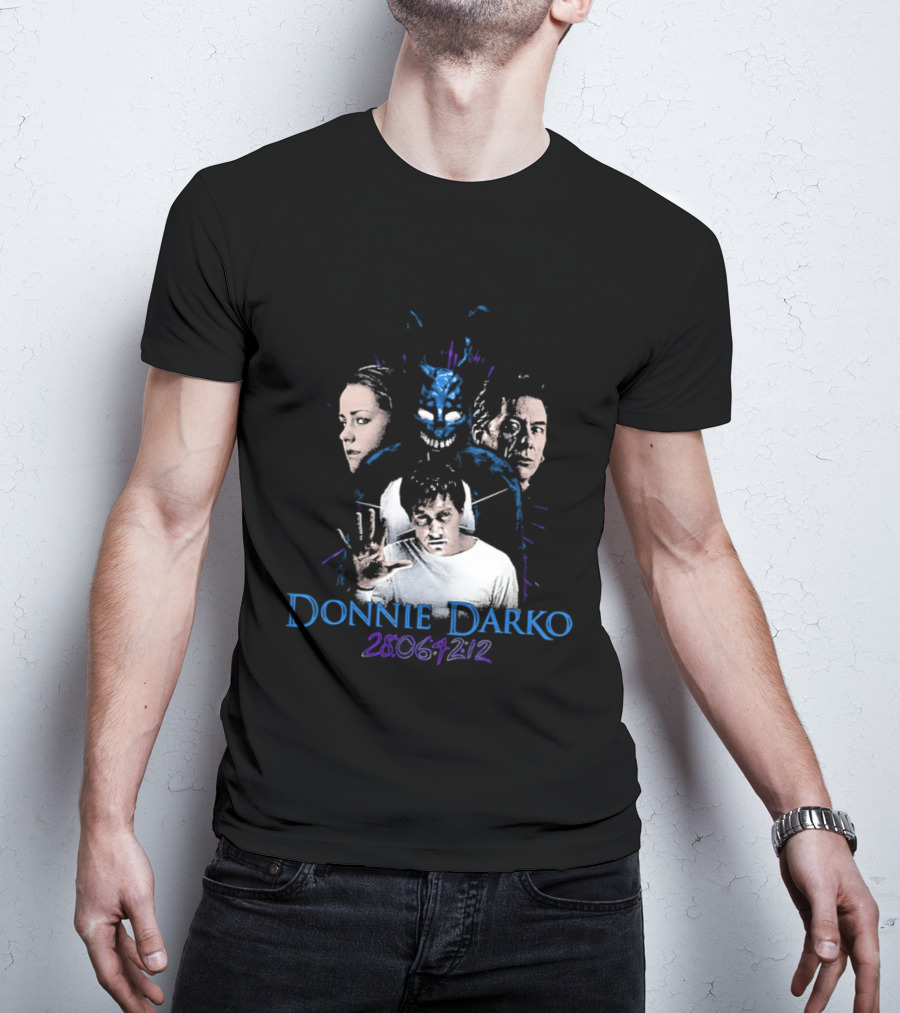 Donnie Darko 28 06 42 12 Characters And Mask T-Shirt