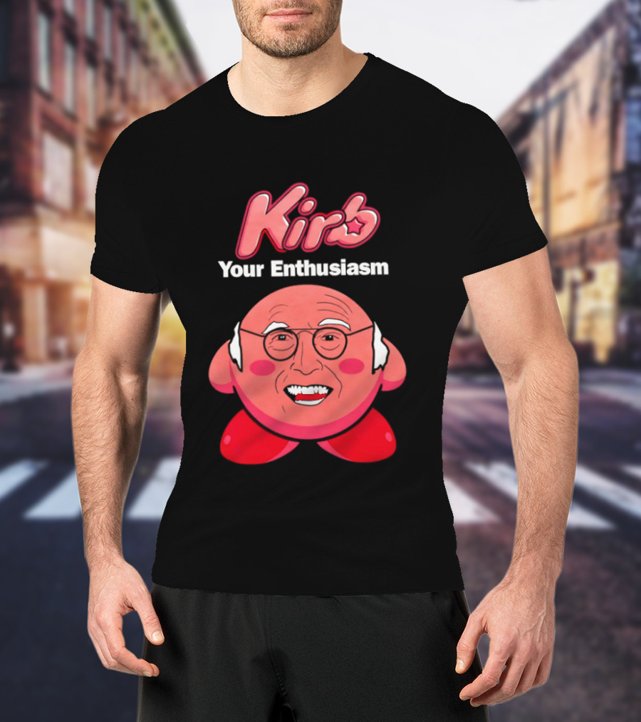 Kirb Your Enthusiasm Kirby Larry David T-Shirt