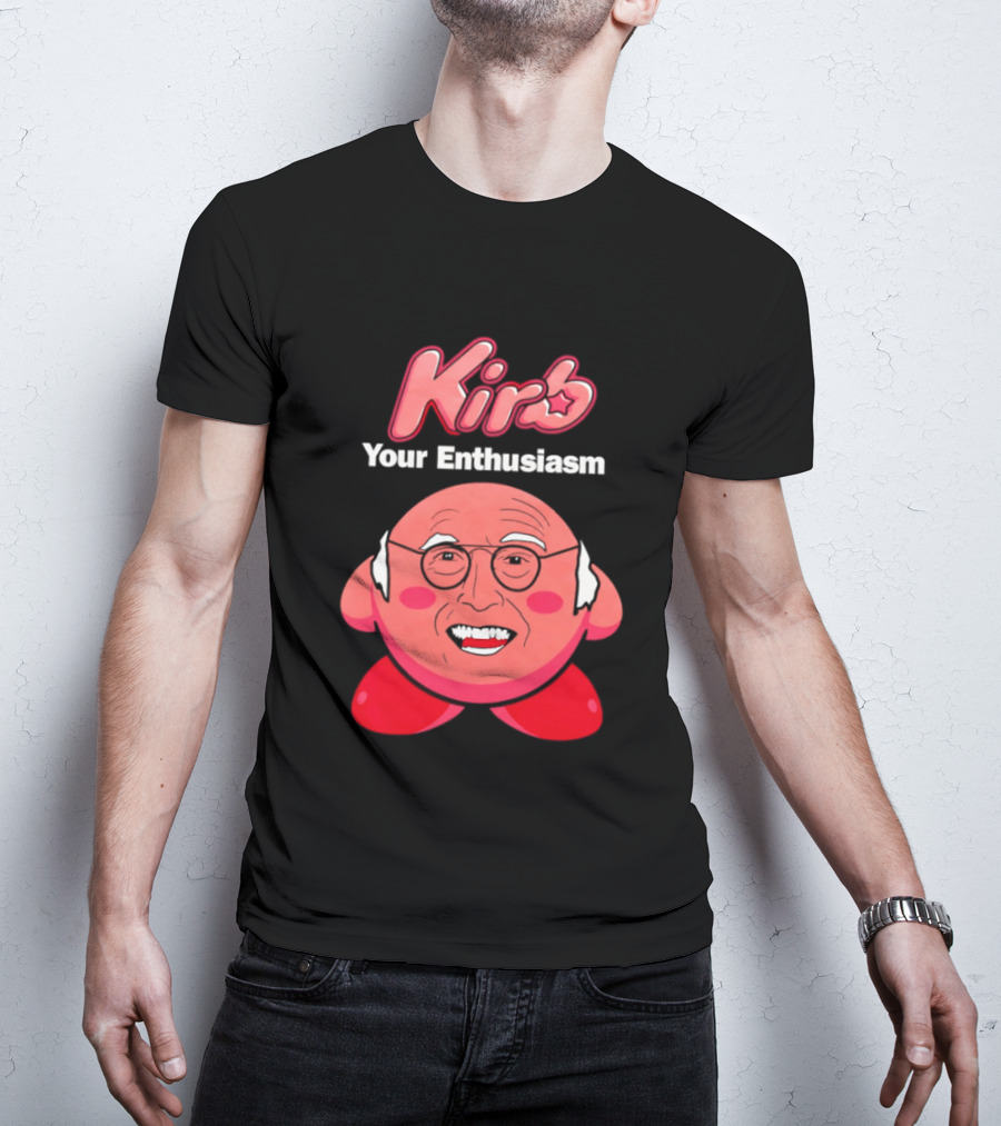 Kirb Your Enthusiasm Kirby Larry David T-Shirt
