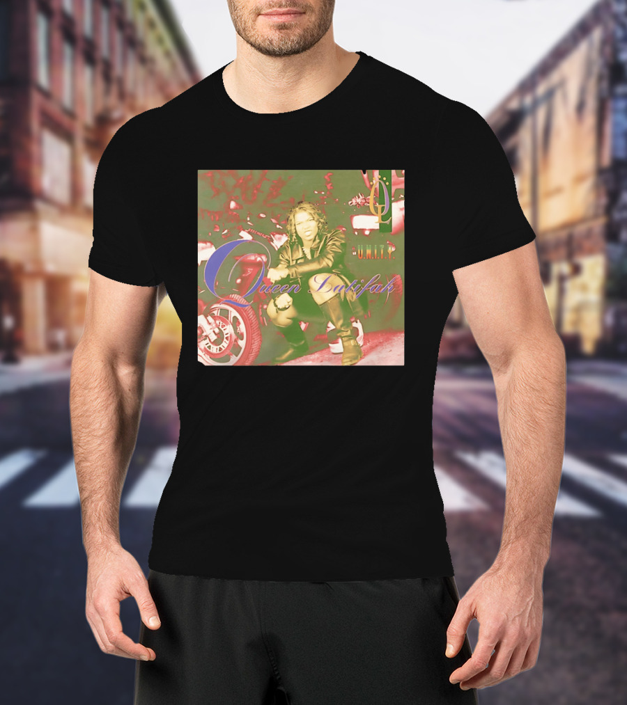 Queen Latifah U.N.I.T.Y. Motorcycle Leather T-Shirt