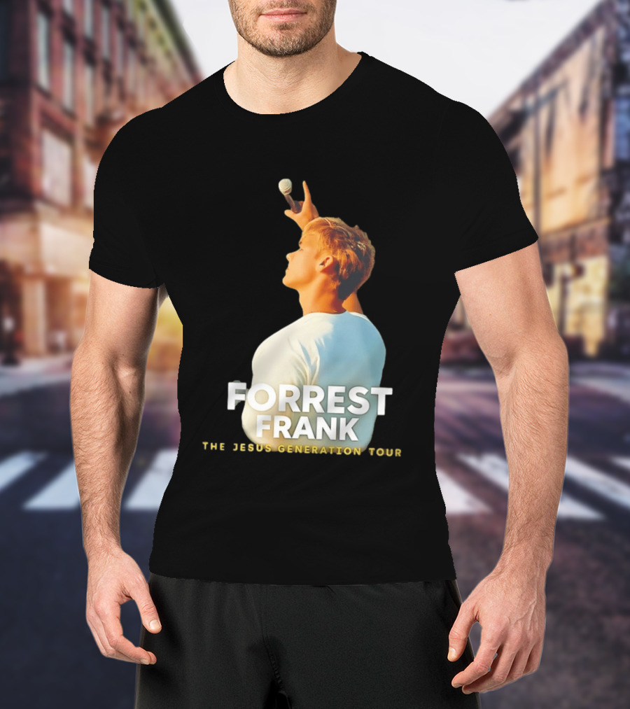 Forrest Frank The Jesus Generation Tour Microphone Pose T-Shirt
