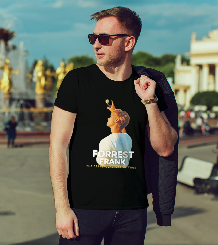 Forrest Frank The Jesus Generation Tour Microphone Pose T-Shirt