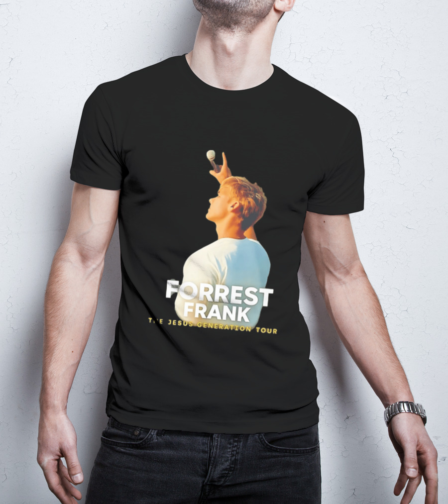 Forrest Frank The Jesus Generation Tour Microphone Pose T-Shirt
