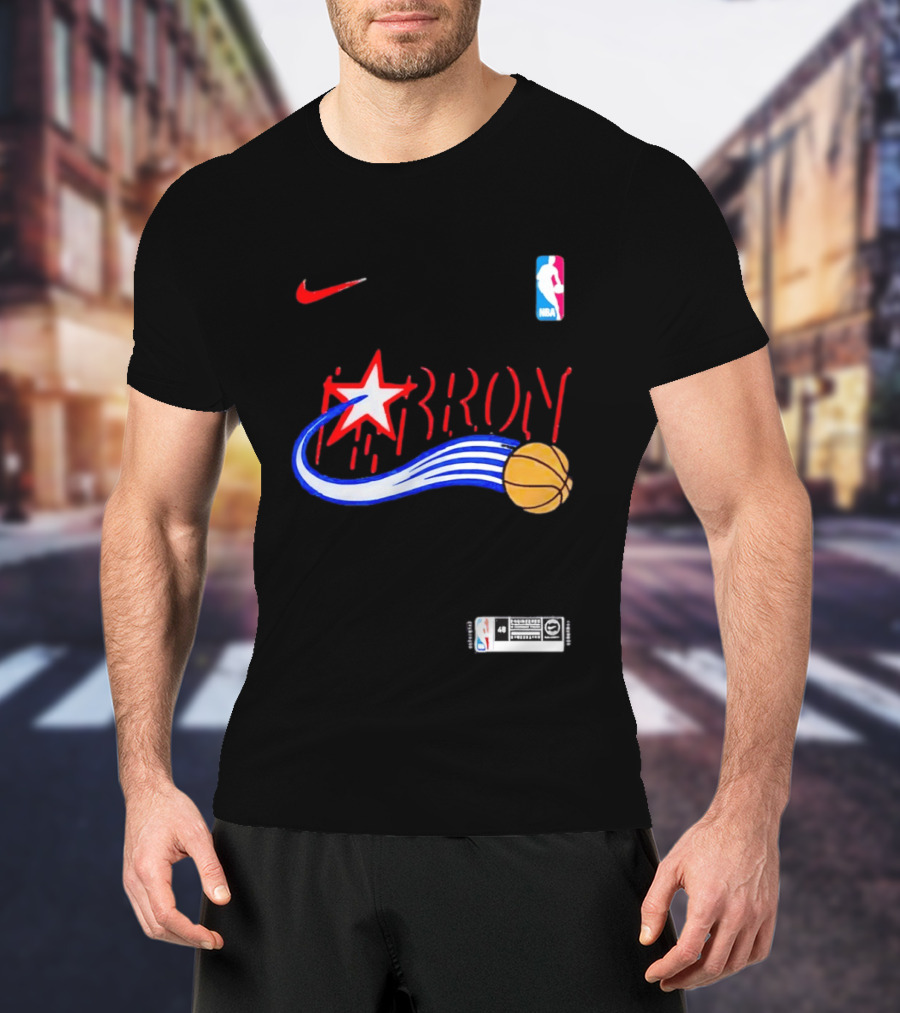 Nike NBA LeBron Star Basketball Graphic Philadelphia 76ers T-Shirt