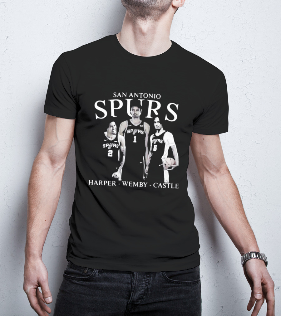 San Antonio Spurs Harper Wemby Castle T-Shirt