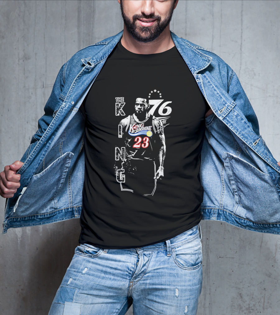 LeBron James The King 23 My Sunshine 76 Iconic Basketball Star T-Shirt