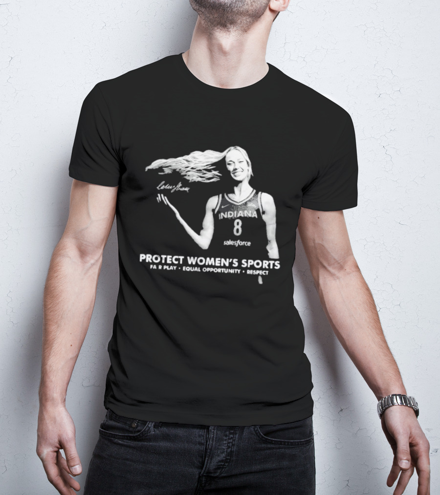 Sophie Cunningham Indiana Protect Women's Sports Fair Play Equal Opportunity Respect T-Shirt