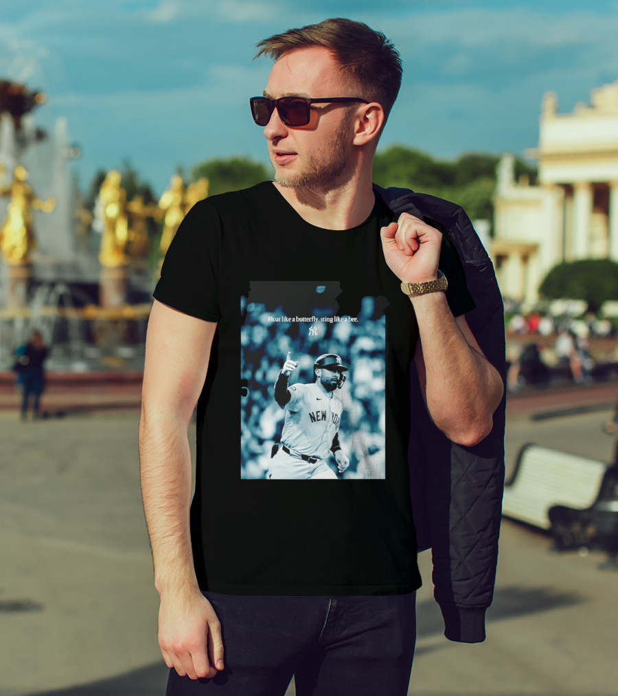 New York Yankees Float Like A Butterfly Sting Like A Bee T-Shirt