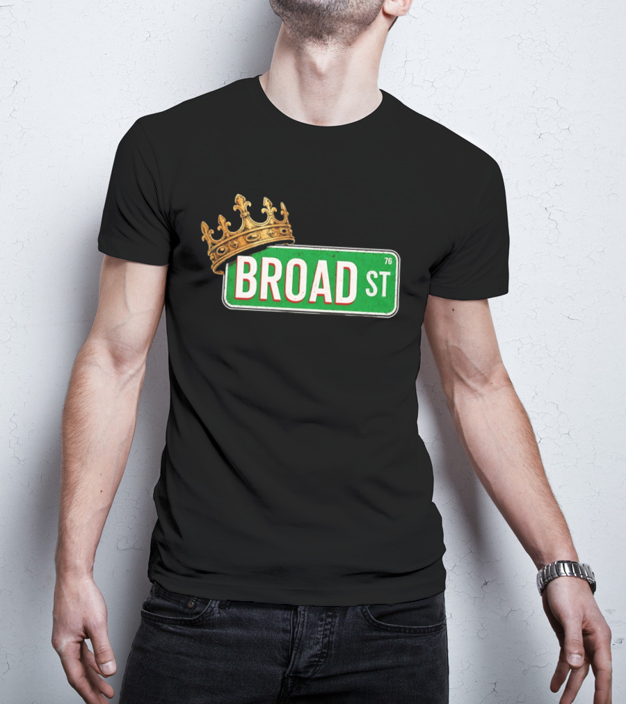 Philadelphia 76ers Broad Street 76 King Crown T-Shirt