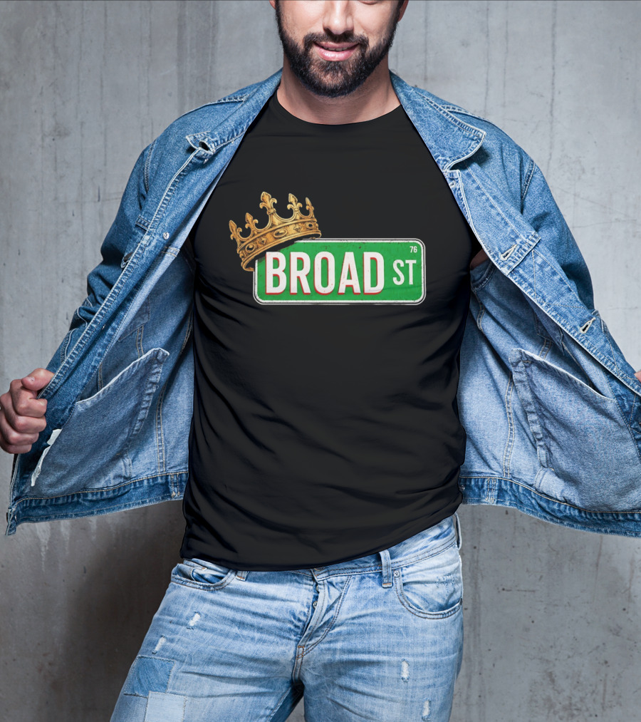 Philadelphia 76ers Broad Street 76 King Crown T-Shirt