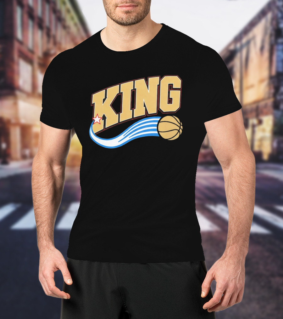 Philadelphia 76ers King Basketball Lebron James T-Shirt