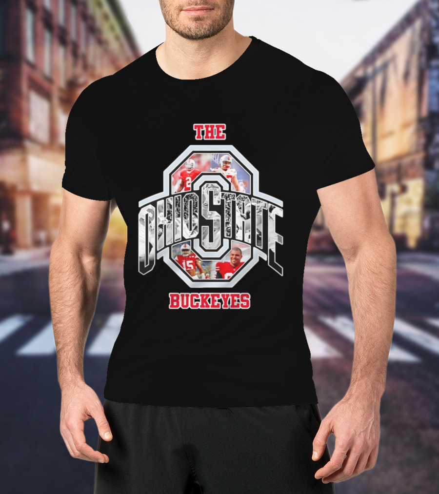 Ohio State Buckeyes Football Collage Ohio State T-Shirt
