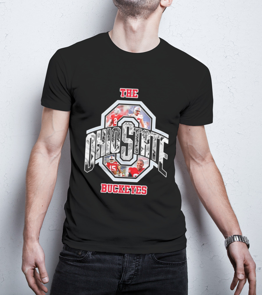 Ohio State Buckeyes Football Collage Ohio State T-Shirt