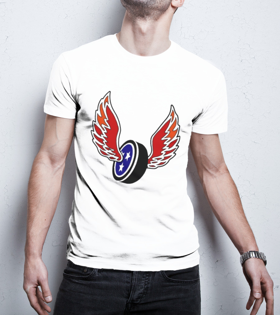 Joey Aguilar Knoxville Speed Three Star Winged Wheel T-Shirt