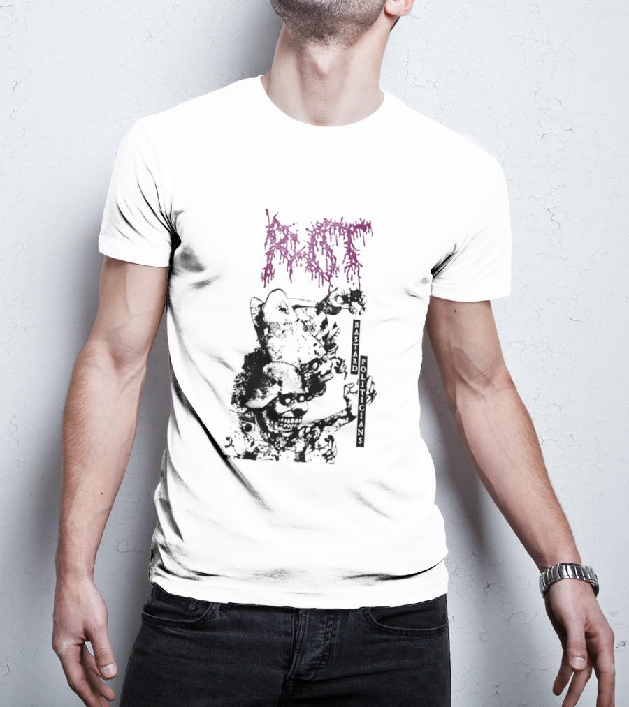 Rot Bastard Politicians Skeleton Clown Art Mockery T-Shirt