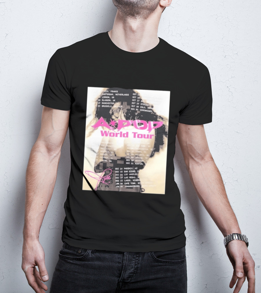 Tyla A Pop World Tour 2026 Paris Amsterdam London Dates And Signature T-Shirt