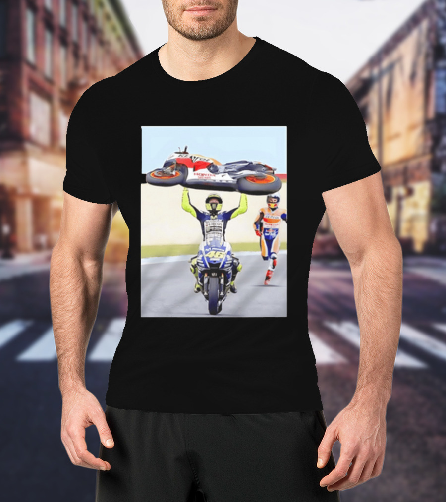 Valentino Rossi Honda MotoGP 46 Victory Celebration 2026 T-Shirt
