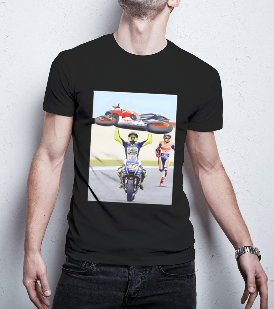 Valentino Rossi Honda MotoGP 46 Victory Celebration 2026 T-Shirt