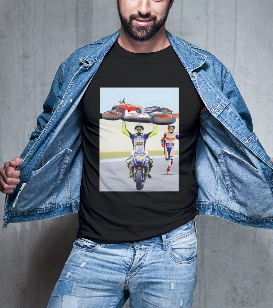 Valentino Rossi Honda MotoGP 46 Victory Celebration 2026 T-Shirt