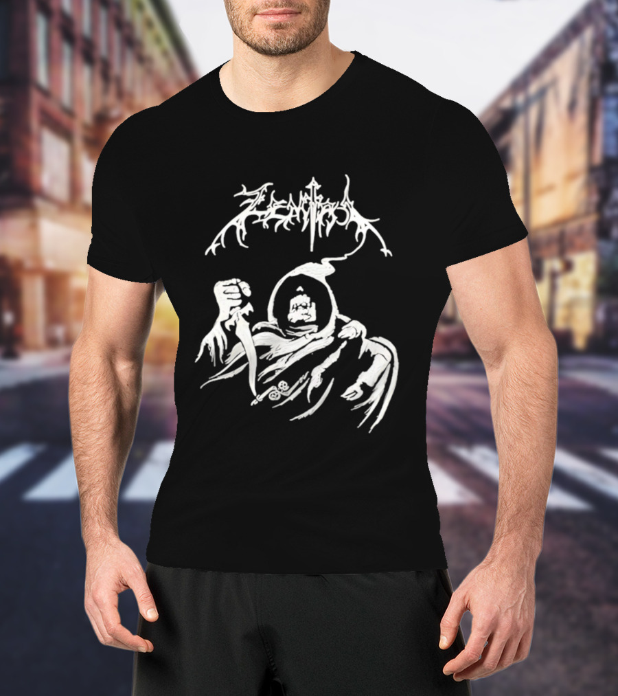 Zentihia Grim Reaper With Dagger T-Shirt