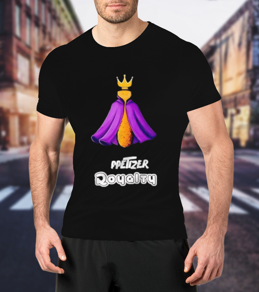 Crowned Nugget Appetizer Royalty Kingscape T-Shirt