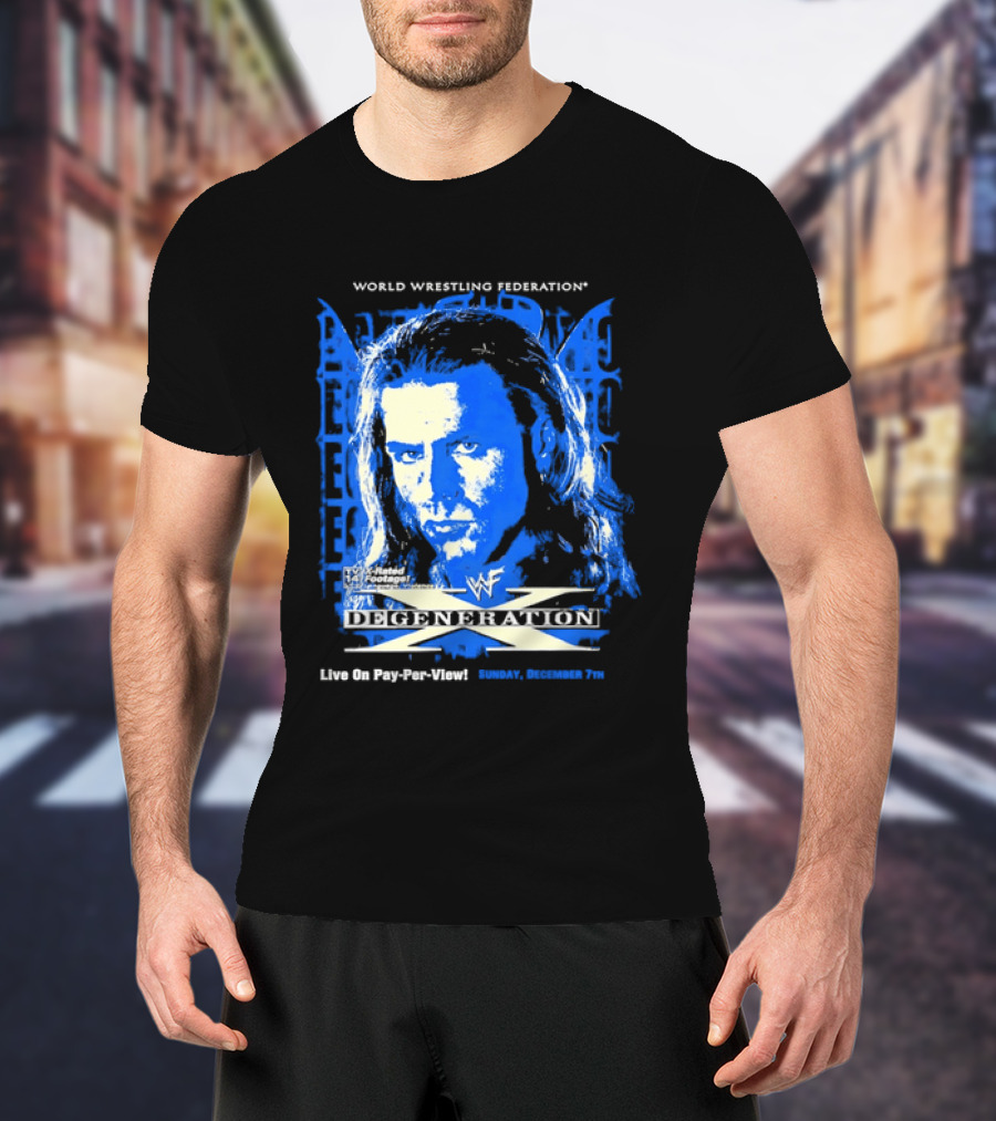 World Wrestling Federation DX Shawn Michaels D Generation X In Your House Pay Per View T-Shirt