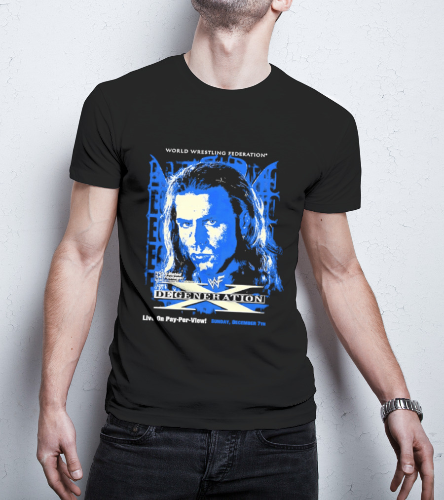 World Wrestling Federation DX Shawn Michaels D Generation X In Your House Pay Per View T-Shirt