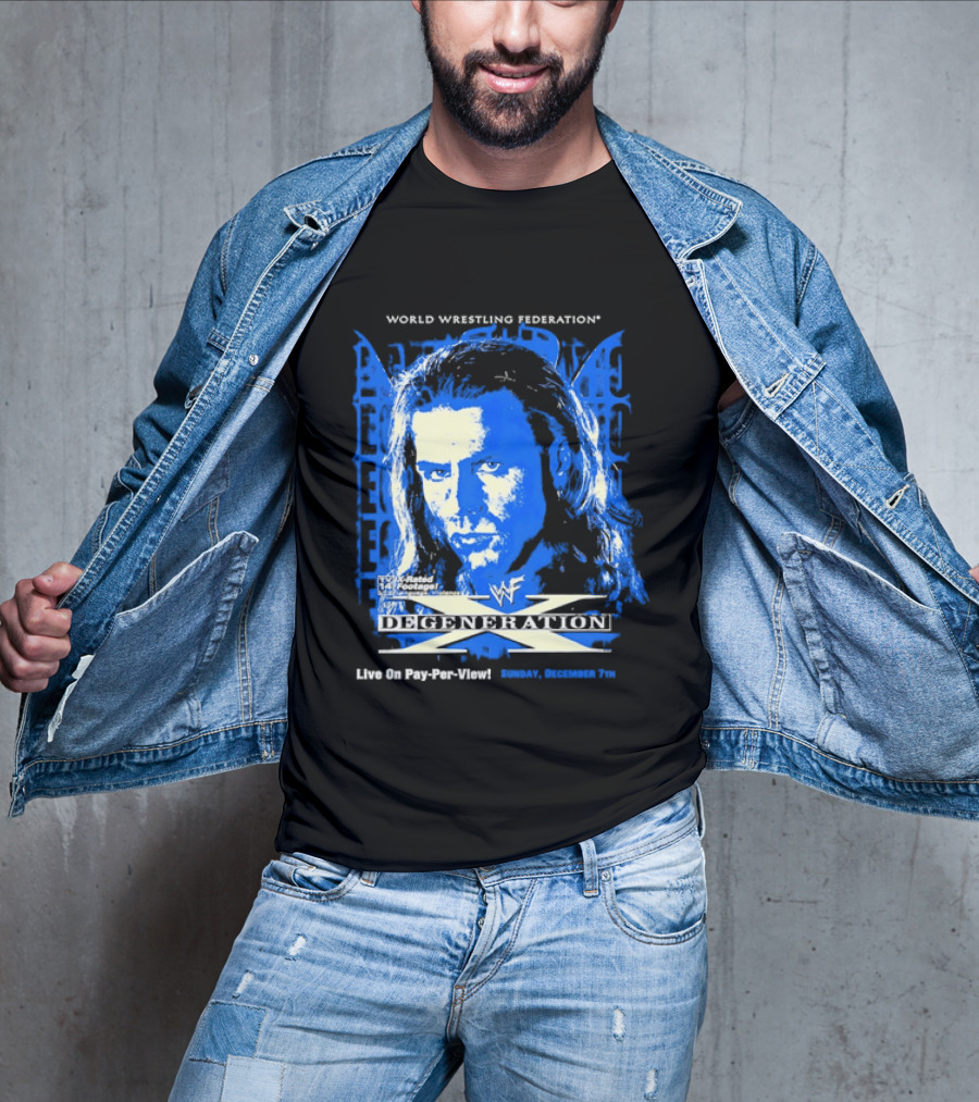 World Wrestling Federation DX Shawn Michaels D Generation X In Your House Pay Per View T-Shirt