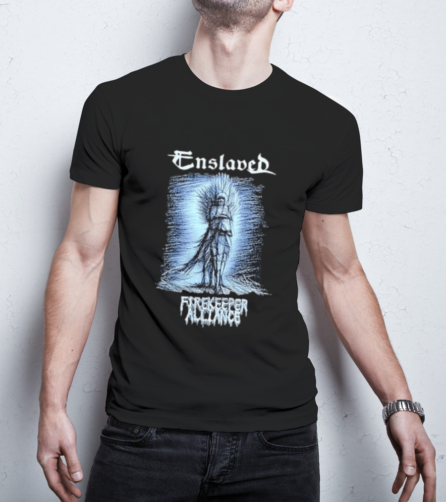 Enslaved Firekeeper Alliance Heavy Metal Band T-Shirt