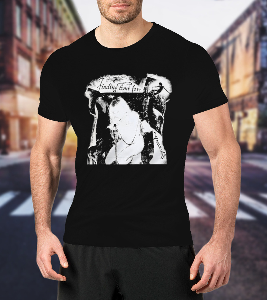 Finding Time For Yourself Singing Woman Retro Vibe T-Shirt